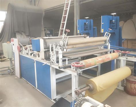 Full Automatic Toilet Roll Rewinding Cutting Machine For Toilet Roll