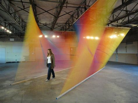 Large Scale Thread Sculpture By Mexican Artist Gabriel Dawe Mexican