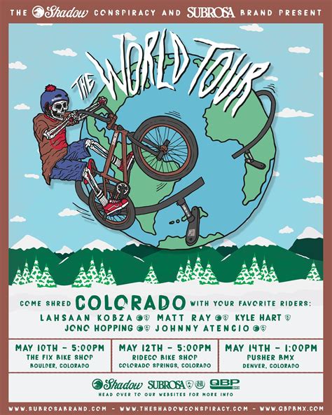 Shadow And Subrosa World Tour Colorado Flyer The Shadow Conspiracy