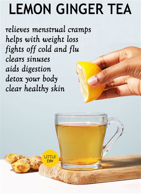 Lemon Ginger Tea For Weight Loss Recipe Weight Loss Wall