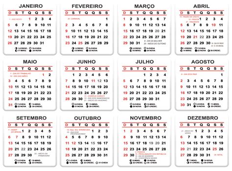 Calendario 2020 Para Editar E Imprimir Calendario 2019
