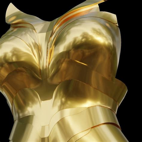 Artstation Wonder Woman Golden Eagle Armor For Cosplay 3d Print Model