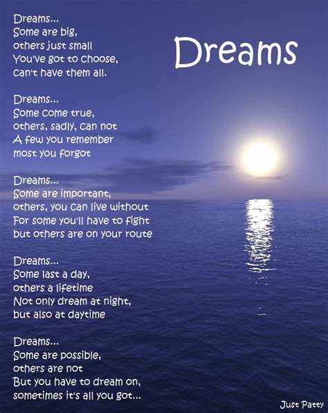 poems about dreams quotes lol