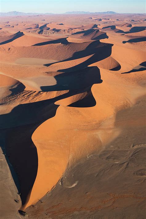 Aerial View Over Sossusvlei Sand Dunes Photograph By Brenda Tharp