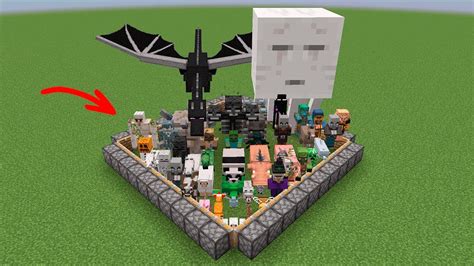 All Minecraft Mobs Combined Youtube