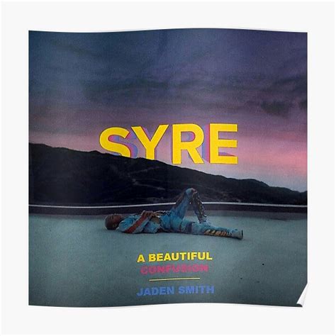 Jaden Smith Syre Poster For Sale By Danielcharless Redbubble