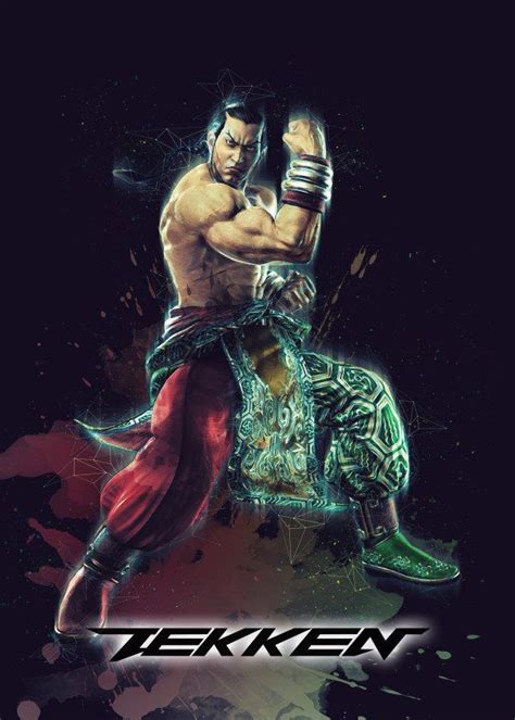 Pin Em Tekken Characters Displate Posters
