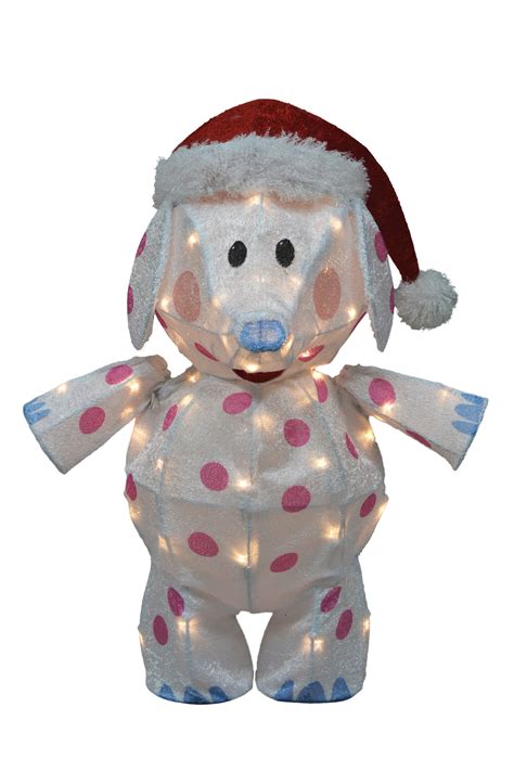 Rudolph Misfit Elephant With Santa Yard Hat Outdoor Christmas