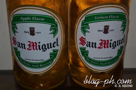 San Miguel Malt Beverages San Miguel Beers With Apple And Lemon Blog