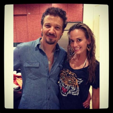 Jeremy Renner And Jena Sims On The Set Of Kill The Messenger Rosemarie