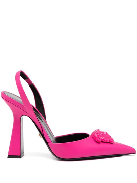 versace la medusa slingback pumps farfetch