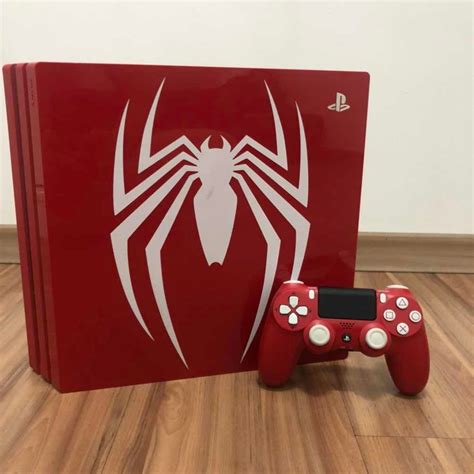 Playstation 4 Pro Edição Homem Aranha Ps4 Pro Spiderman
