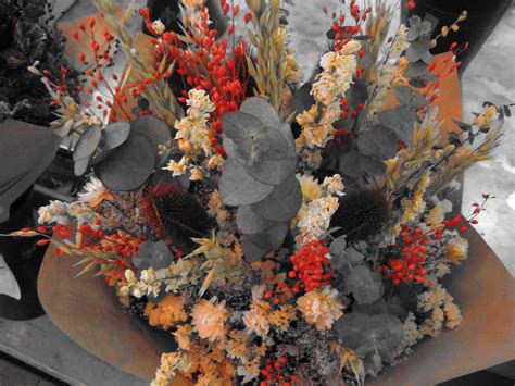 Pike place public market and blue sky. Dried flower arrangement | Dried flower arrangement at ...