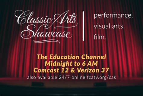 Classic Arts Showcase Foxboro Cable Access