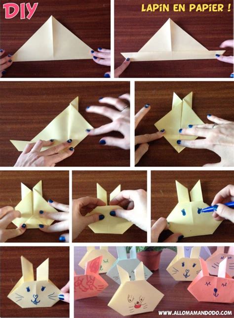 19 Origami Facile Animaux Chat Diy Lapin En Papier Vidéo