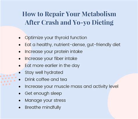How To Repair Your Metabolism After Crash And Yo Yo Dieting Paloma Health