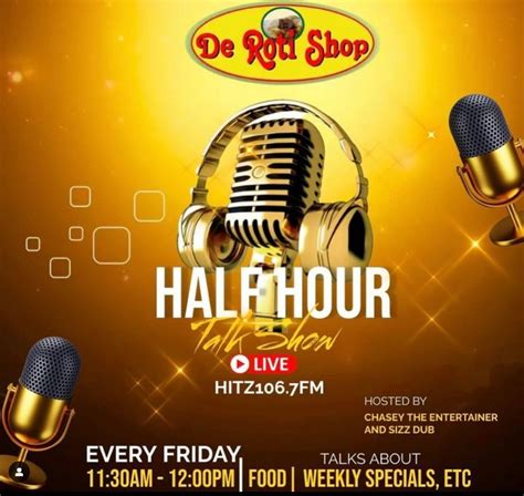 de roti shop half hour talk show what s on in barbados 2023 09 01 to 2023 09 29
