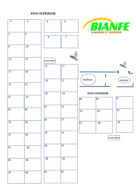 Mapa De Poltronas ônibus 46 Lugares Pdf