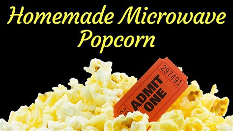 Healthy Homemade Microwave Popcorn Youtube