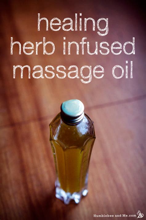 Healing Herb Infused Massage Oil Humblebee And Me