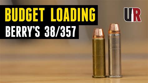 Loading And Shooting Berrys 158gr Bullets For 38 And 357 Youtube