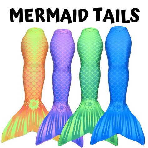 Aquamermaid Mermaid Tails For Swimming For Kids And Adults Aquamermaid