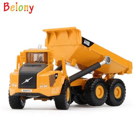 Belony 187 Scale Alloy Excavator Dumper Engineering Metal Diecast