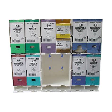 Suture Cabinet Medtronic Revolving Holds 24 Boxes Medical Products