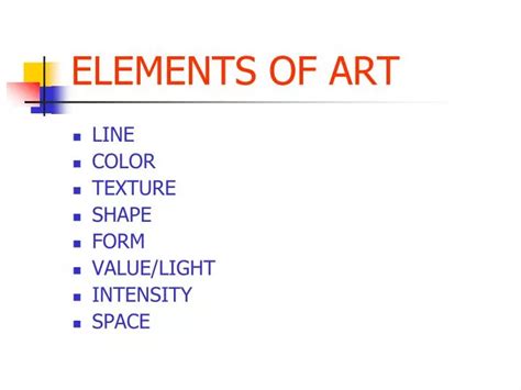Ppt Elements Of Art Powerpoint Presentation Free Download Id5356736