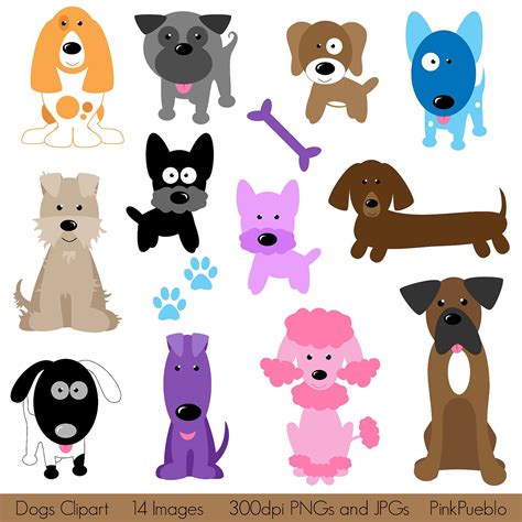 Dogs Clipart Clip Art Puppy Clipart Clip Art Commercial And Personal