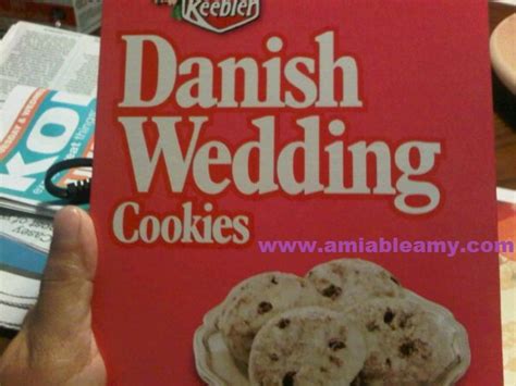 Just to make sure you don't forget anything. Food Delights and Etcetera: Danish Wedding Cookies by Keebler