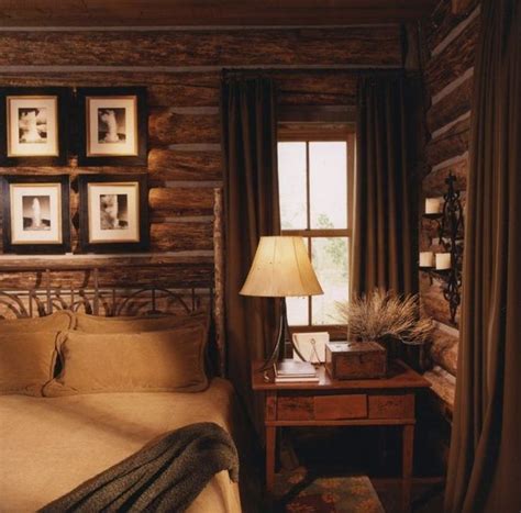 40 Fantastic Rustic Cabin Bedroom Decorating Ideas Cabin Interior