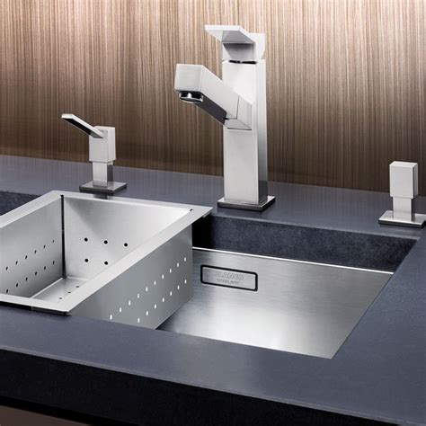 Blanco 440194 diamond kitchen sinks, anthracite. Blanco ZEROX 500-U Steelart Elements Undermount Kitchen ...