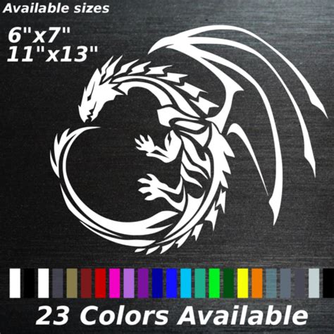 Dragon Full Color Truck Side Sticker 3d Dragons Truck Graphics Lizard