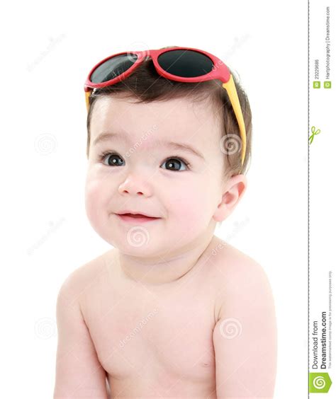 Baby Wearing Sunglasses Stock Photo Image Of Outfit 23229686