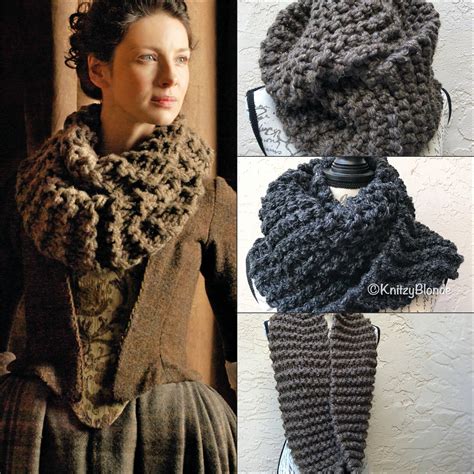 Pdf Knitting Pattern Claire S Cowl Outlander Patterns Etsy Canada