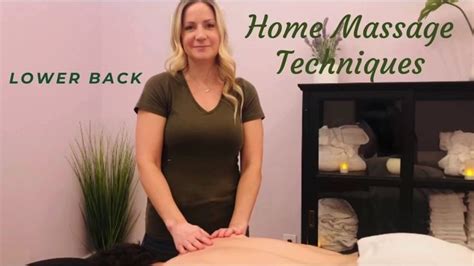 Lower Back Massage Techniques Youtube In Massage Techniques