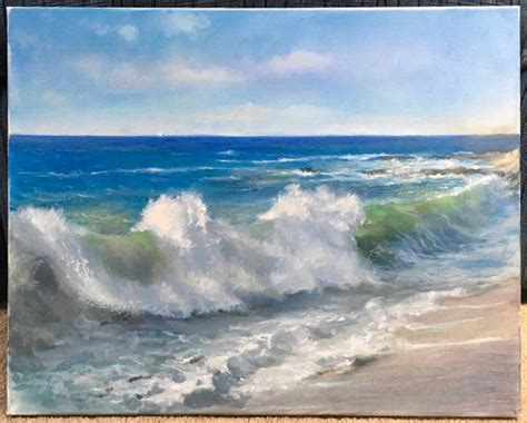 Ocean Painting Abstract Canvas Painting Seascape Paintings Cool Paintings Abstract