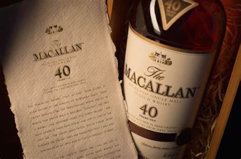 Introducing The Macallan 40 Years Old Scotch Whsiky News Drinkedin