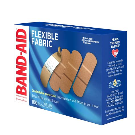 Mua Johnson And Johnson Band Aid Brand Flexible Fabric Adhesive Bandages For Wound Care And First