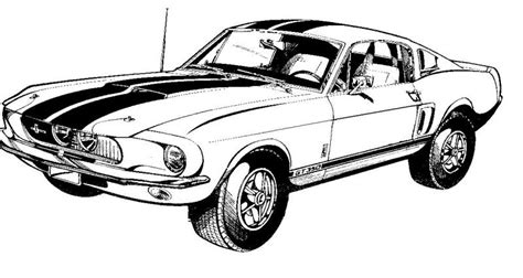 Simply do online coloring for classic ford mustang car coloring pages directly from your gadget, support for ipad, android tab or using our web feature. 1967 Shelby GT350 Clipart - The Mustang Source Photo ...