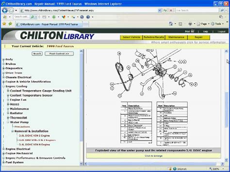Using Chilton Library From Gale Navigating Repair Manuals Youtube