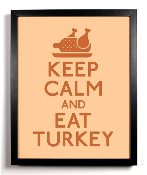 items similar to keep calm and eat turkey retro turkey 8 x 10 print buy 2 get 1 free keep calm
