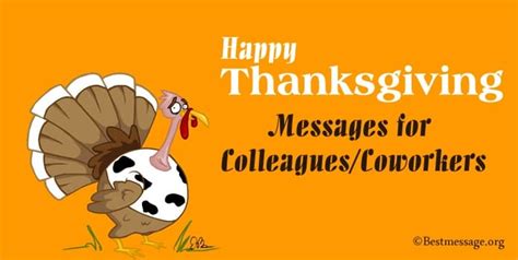 Happy Thanksgiving Messages For Colleaguescoworkers