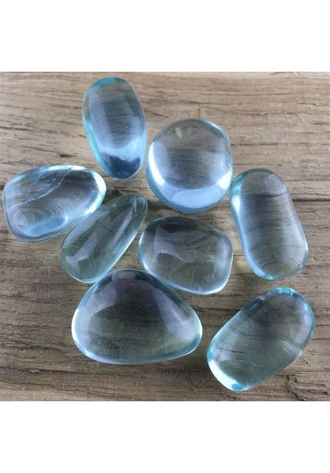 Blue Obsidian Glass Mid Size Tumbled Stone Crystal Crystal Healing