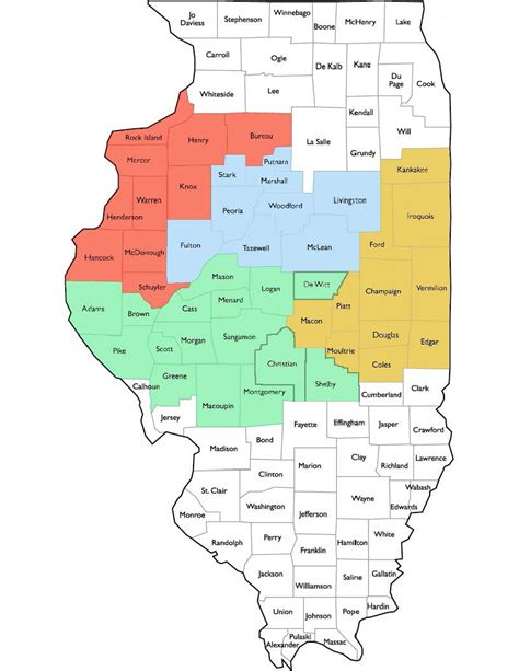 District Map Central District Of Illinois