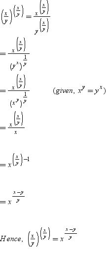 if xy yx then find the value of x y x y in terms of power of x maths 4520783
