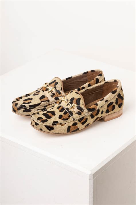 Ladies Leopard Print Loafers Uk Loafer Shoes Rydale