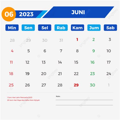 Kalendarz Juni 2023 Lengkap Dengan Tanggal Merah Kalendarz 2023