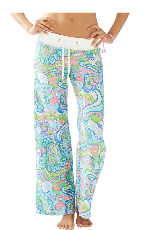 Lilly Pulitzer Linen Beach Pant In Multi Conch Republic Modesens